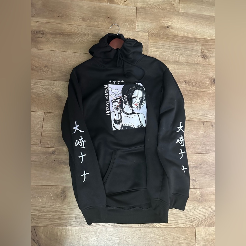 Japanese anime Nana Osaka Hachi komatsu hoodie black stones band manga